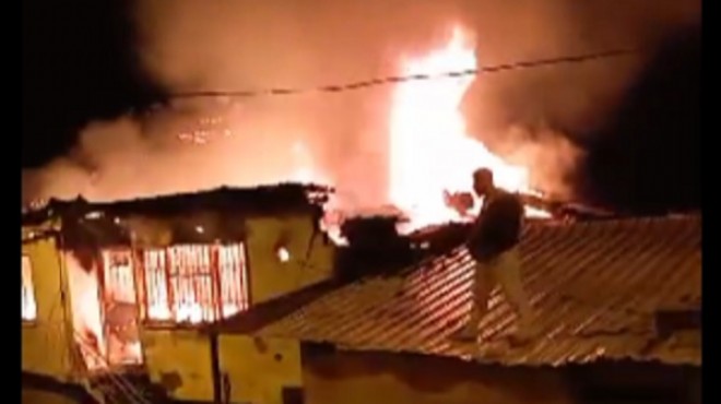 İzmir'de prizde unutulan şarj aleti yangına sebep oldu!