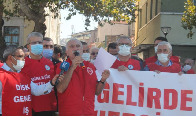İzmir'de işçilerden 'Geçinemiyoruz’ eylemi: Gıdada KDV sıfırlansın!
