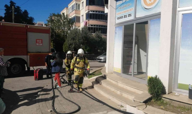 Tıp merkezinde yangın: Hastalar ve personel tahliye edildi
