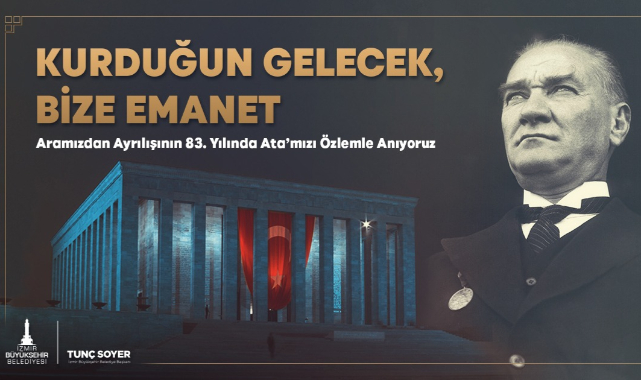 İzmir 10 Kasım’da Atatürk'ü anacak