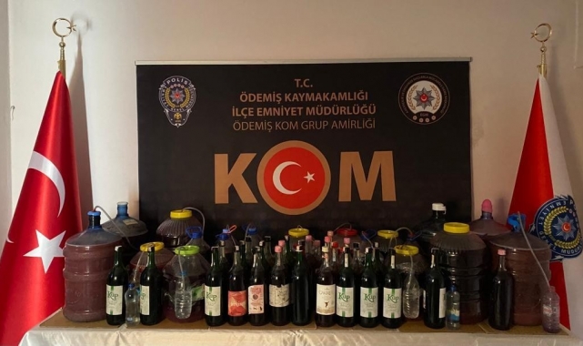İzmir'de sahte içki operasyonu: 2 şüpheliye işlem