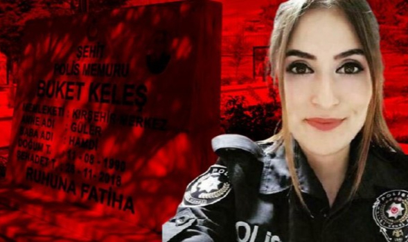 Kazada hayatını kaybeden polis memuru Buket Keleş'e şehitlik unvanı verildi