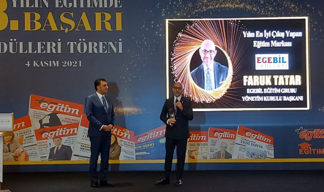 Yılın Eğitim Ödüllerinde İzmir'e çifte gurur 
