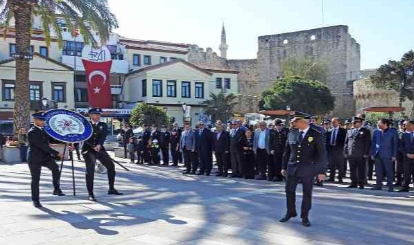 Polis Teşkilatının kuruluş yıldönümü Çeşme'de törenle kutlandı