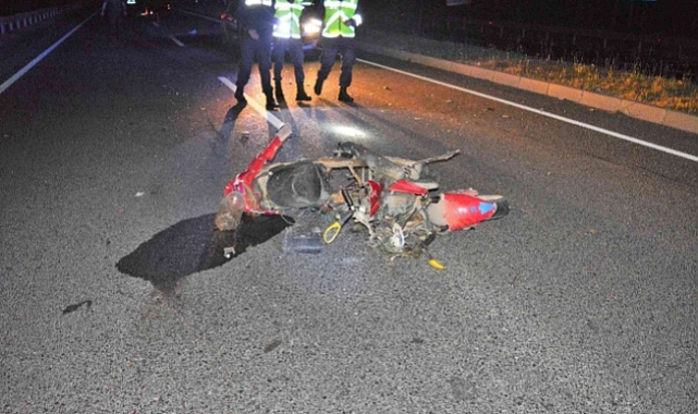 Aliağa'da trafik kazası: motosiklet sürücüsü hayatını kaybetti