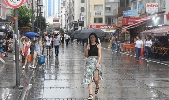 İzmir'de bir günlük yağmur molası
