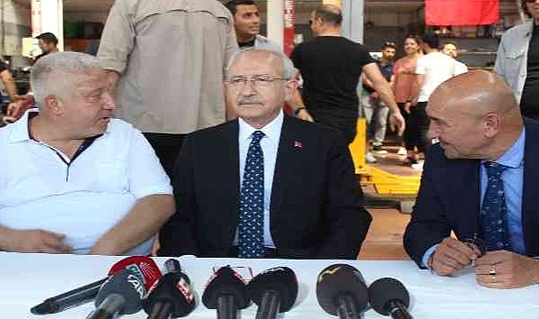 Lideri Kılıçdaroğlu İzmir'de sanayi esnafı ile bir araya geldi