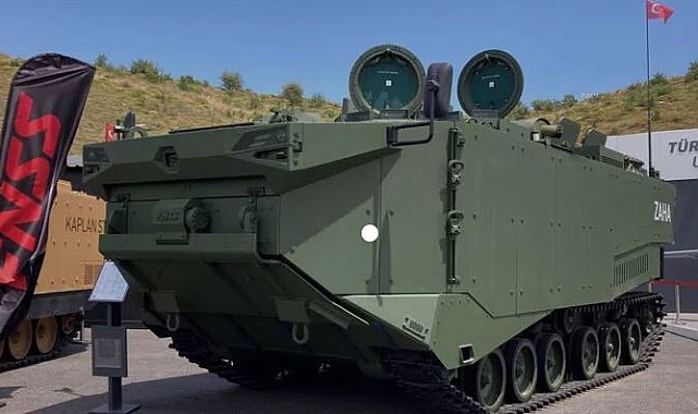 Türkiye’nin en büyük askeri gemisi olan TCG Anadolu'nun zırhlı amfibi hücum aracı hazır