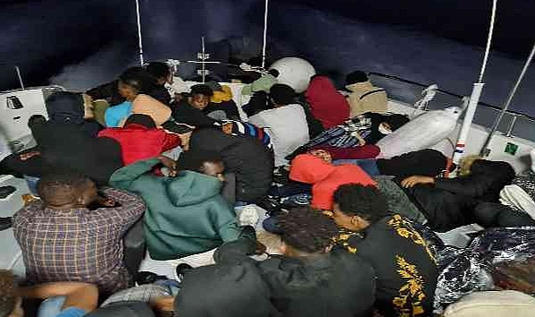  56sı kurtarıldı, 30 göçmen yakalandı