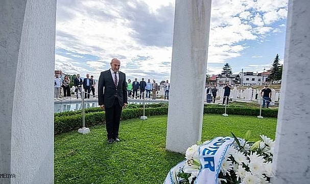 Başkan Soyer Srebrenitsa'yı yerinde anmak için Bosna-Hersek’e gitti