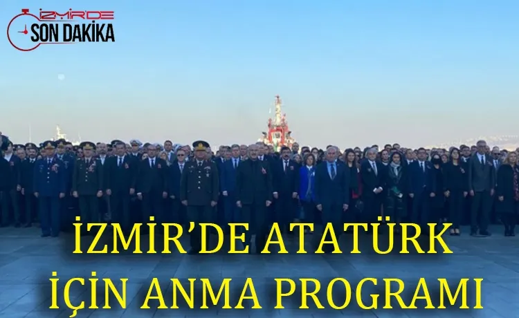 İzmir’de Atatürk için anma programı!