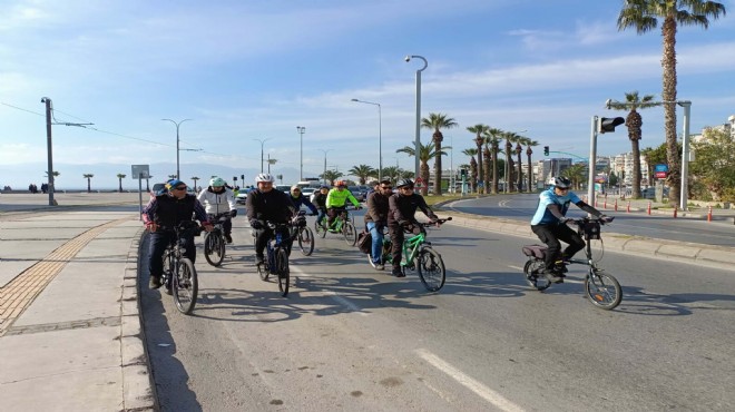 İzmir'de pedallar asrın felaketi için çevrildi!