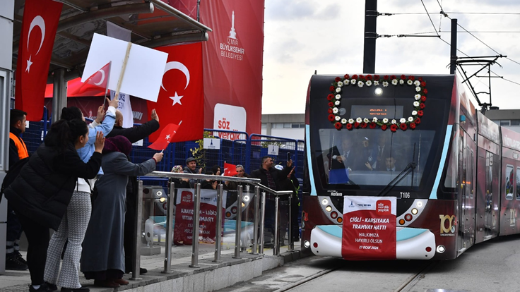 İzmir’de raylı sisteme 40 milyar lirayı aşan yatırım
